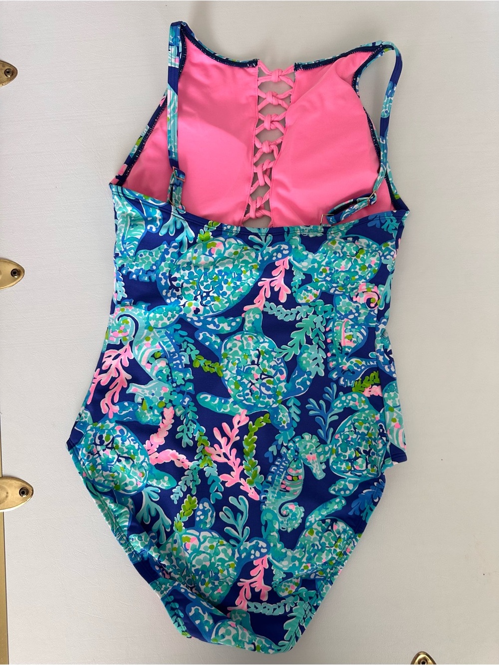 Lilly Pulitzer Mealy One Piece in Turtle Villa. - Picture 2 of 2